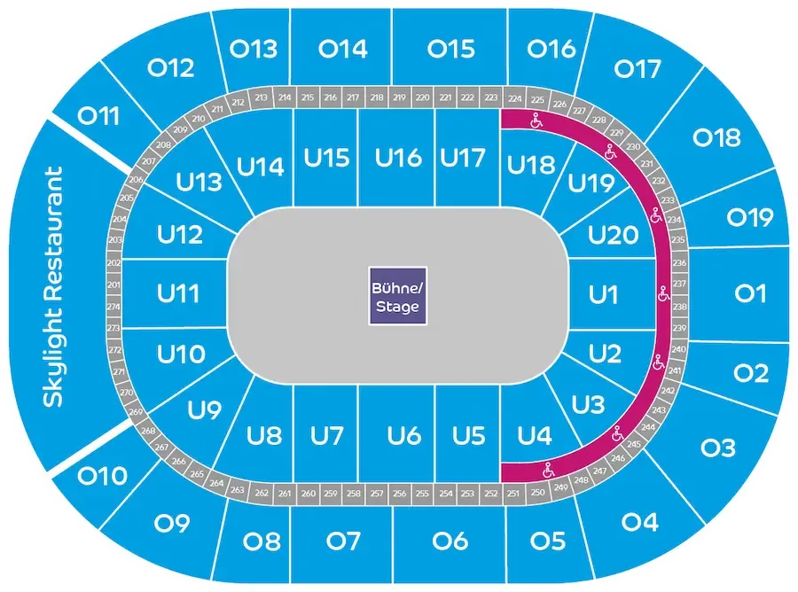 Barclays Arena Map